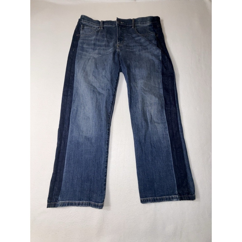 Banana Republic Girlfriend Two Tone Jeans Stretch Size‎ 32